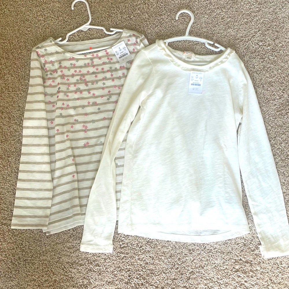J Crew/Crewcuts long sleeve tops NWT
